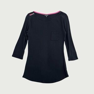 3/4 Sleeve Boatneck Tee